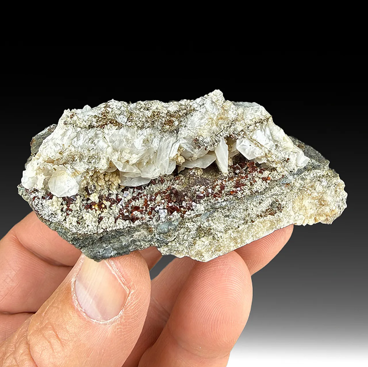 Pyrite with Calcite - image 1