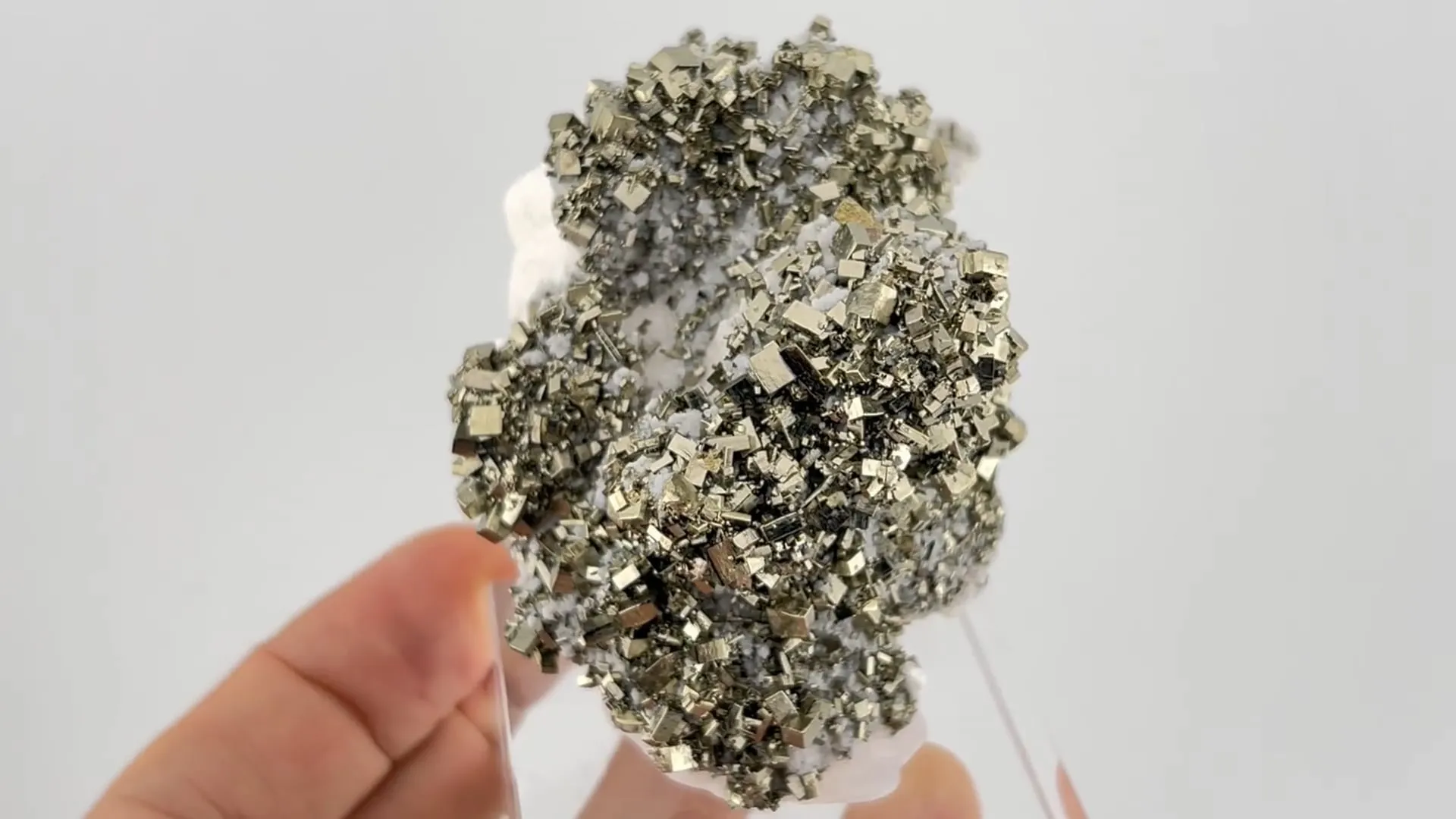 Pyrite with Calcite - image 5