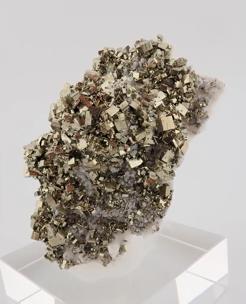 Pyrite with Calcite - image 2