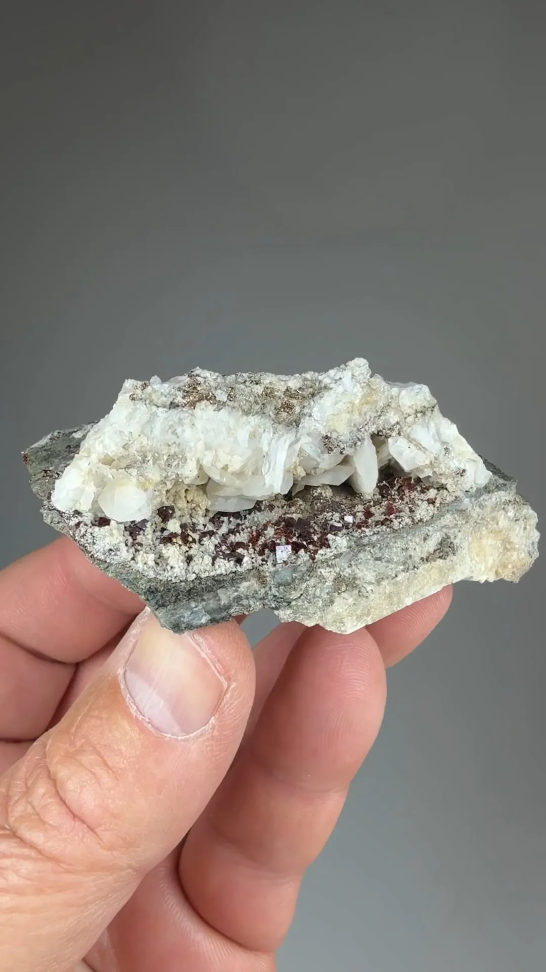 Pyrite with Calcite - image 2