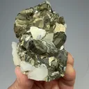 Pyrite with Calcite - image 2