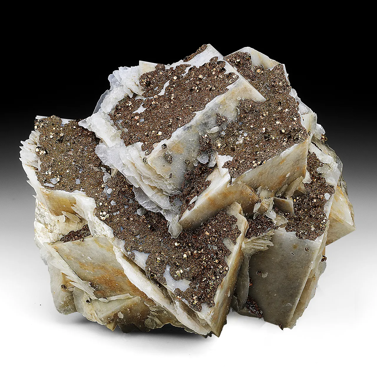 Pyrite with Calcite - image 1
