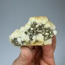 Pyrite with Calcite - image 2