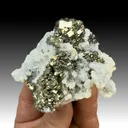 Pyrite with Calcite, Quartz - image 1