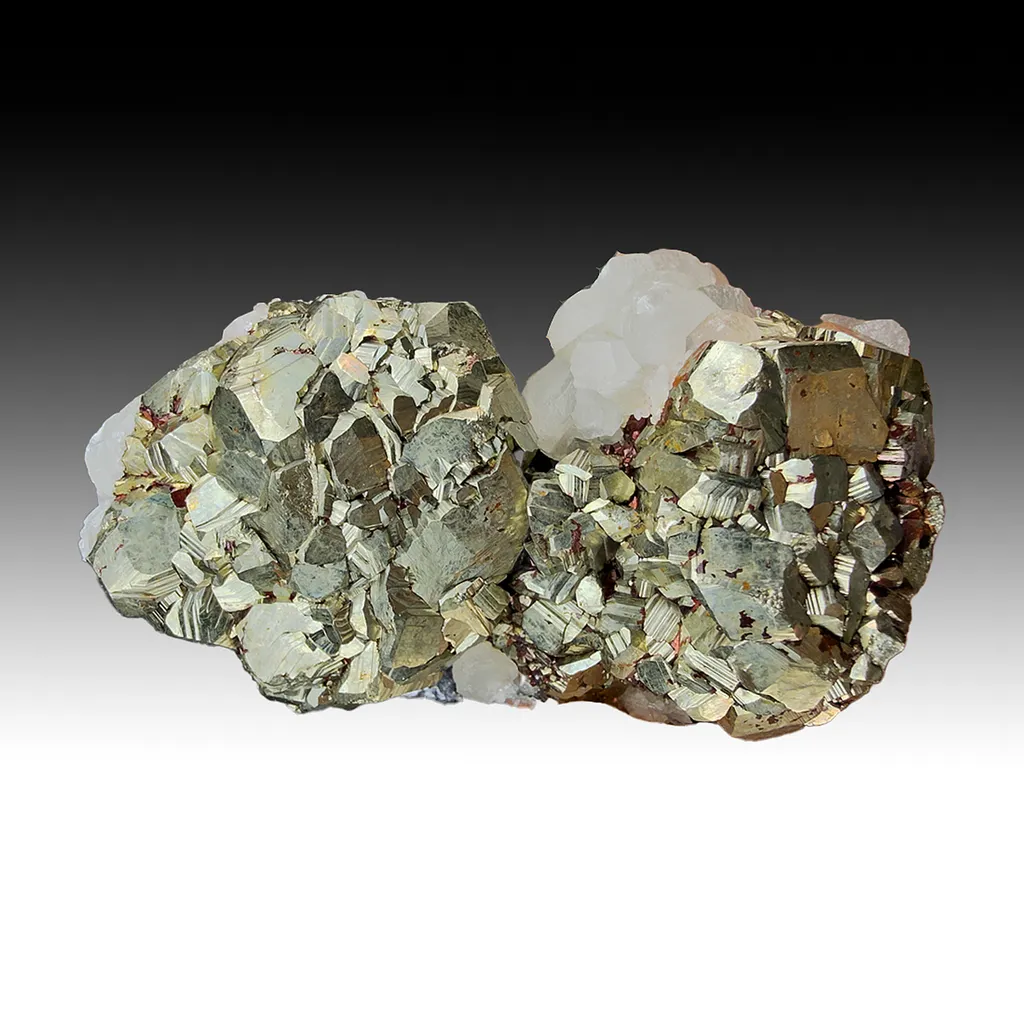 Pyrite with Calcite, Sphalerite image