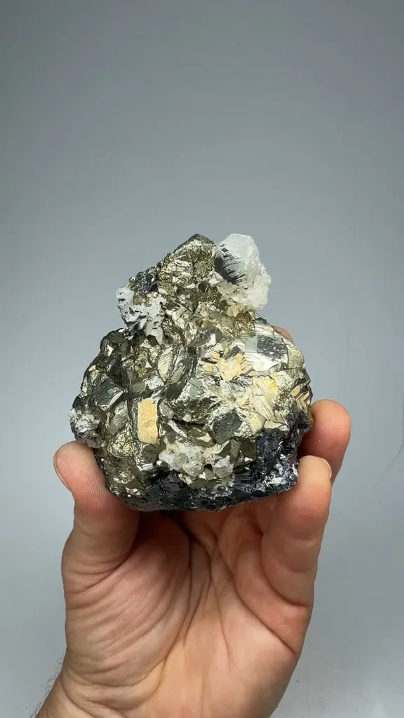 Pyrite with Calcite, Sphalerite - image 2