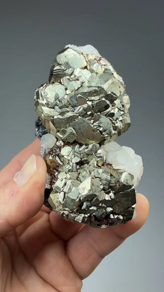 Pyrite with Calcite, Sphalerite - image 2