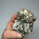 Pyrite with Chalcopyrite, Quartz - image 1