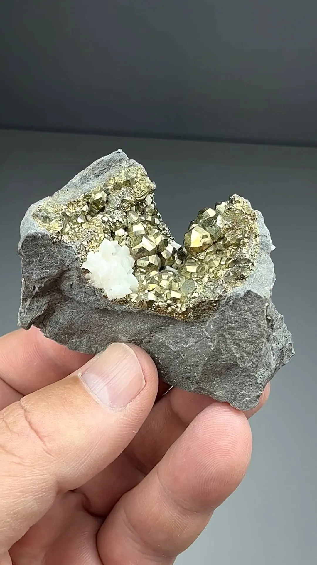 Pyrite with Dolomite (1153) - image 2