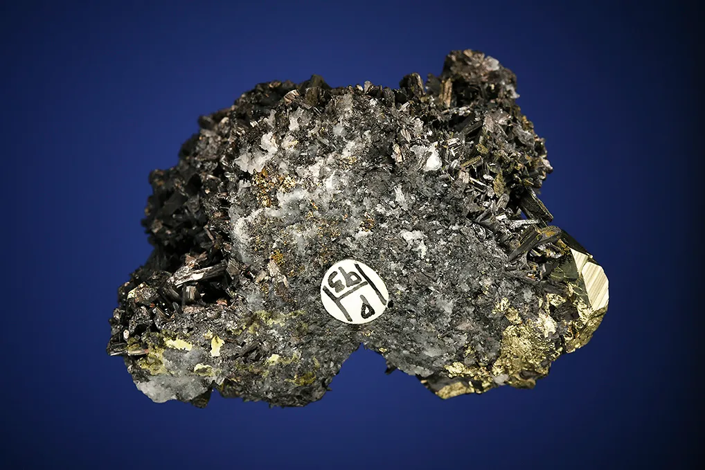 Pyrite with Enargite on Quartz - image 3