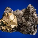 Pyrite with Enargite on Quartz - image 1