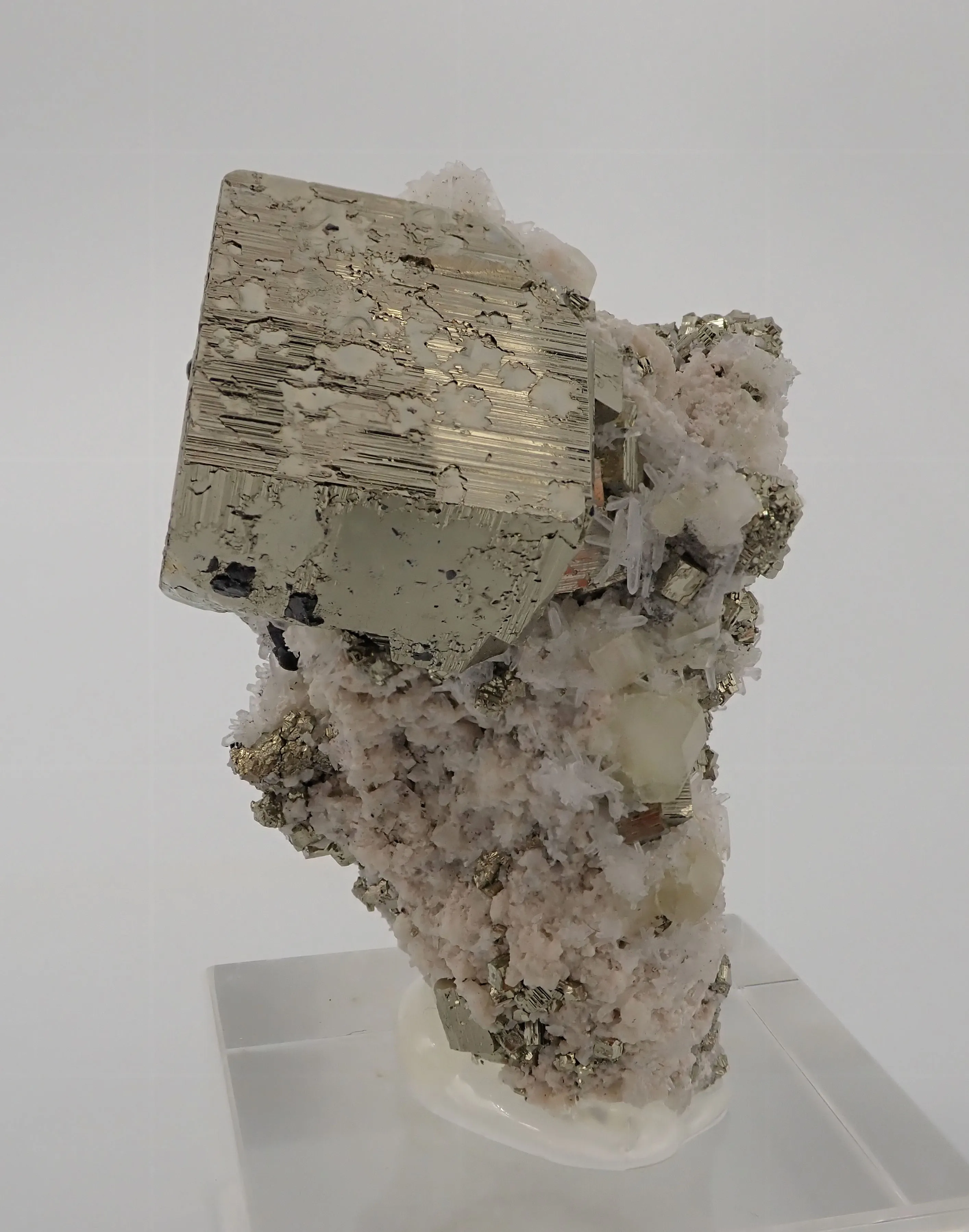 Pyrite with Fluorapatites - image 3