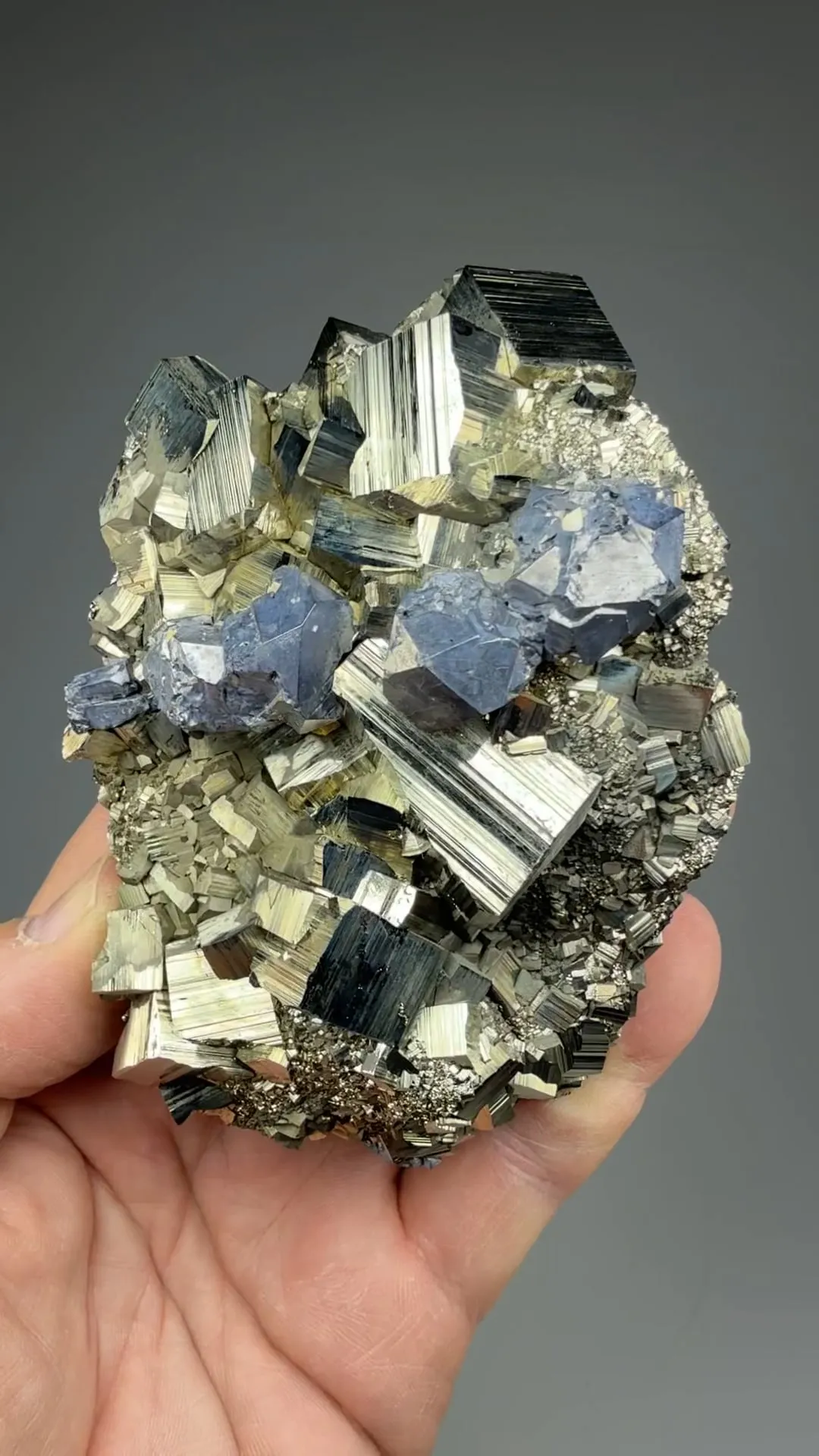 Pyrite with Galena - image 2