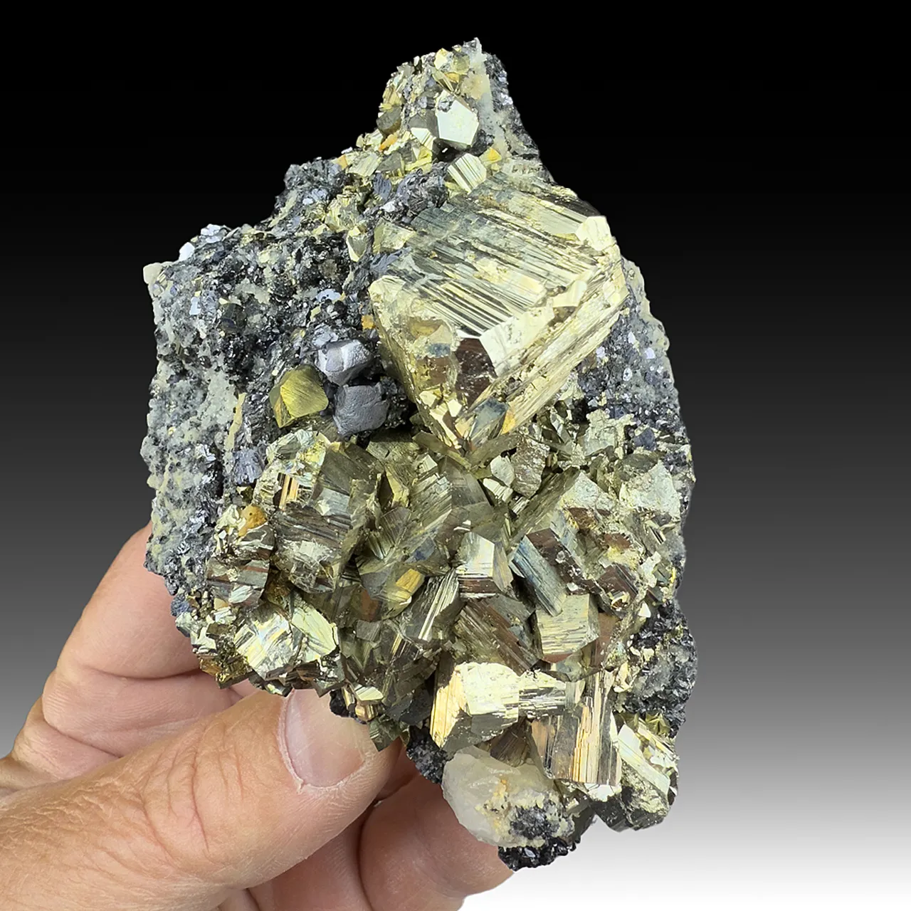 Pyrite with Galena, Sphalerite - image 1