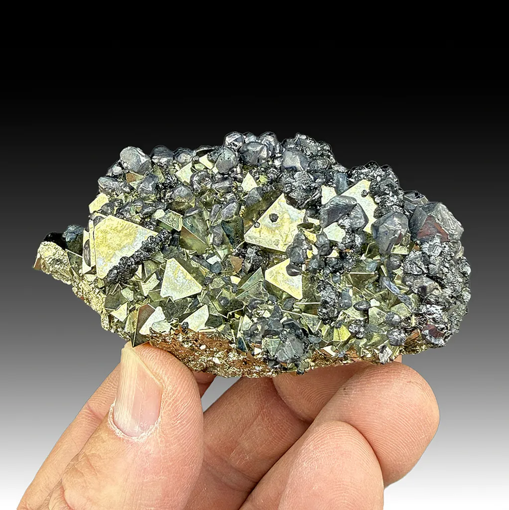 Pyrite with Galena, Sphalerite, Bournonite image