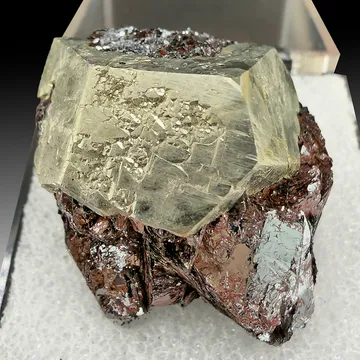 Pyrite with Hematite
