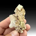 Pyrite with Inesite, Hubeite, Quartz - image 1