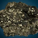 Pyrite with Jamesonite (?) - image 1