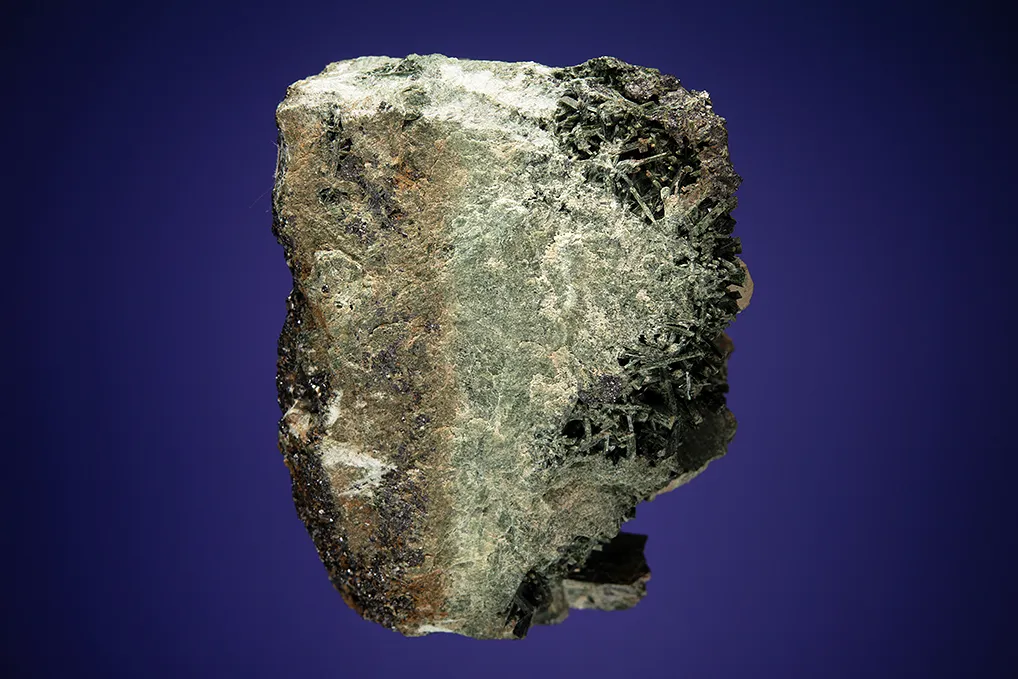 Pyrite with Magnetite on Actinolite after Diopside "Uralite" - image 4