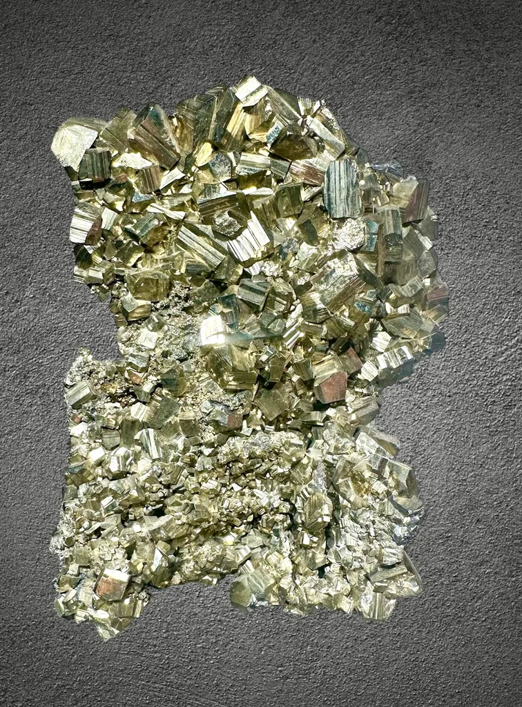 Pyrite with Manganocalcite from Bulgaria, Smolyan Province, Madan ore field, Septemvri Mine - image 8