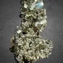 Pyrite with Manganocalcite from Bulgaria, Smolyan Province, Madan ore field, Septemvri Mine - image 2