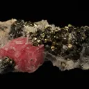 Pyrite with Quartz and Rhodochrosite - image 4