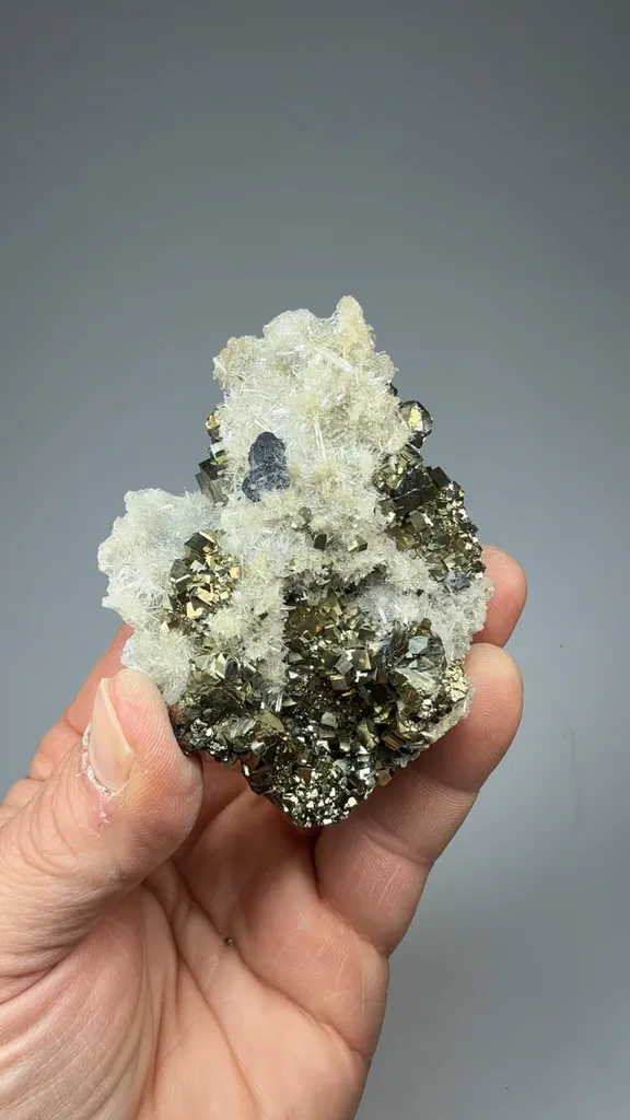 Pyrite with Quartz, Galena - image 2