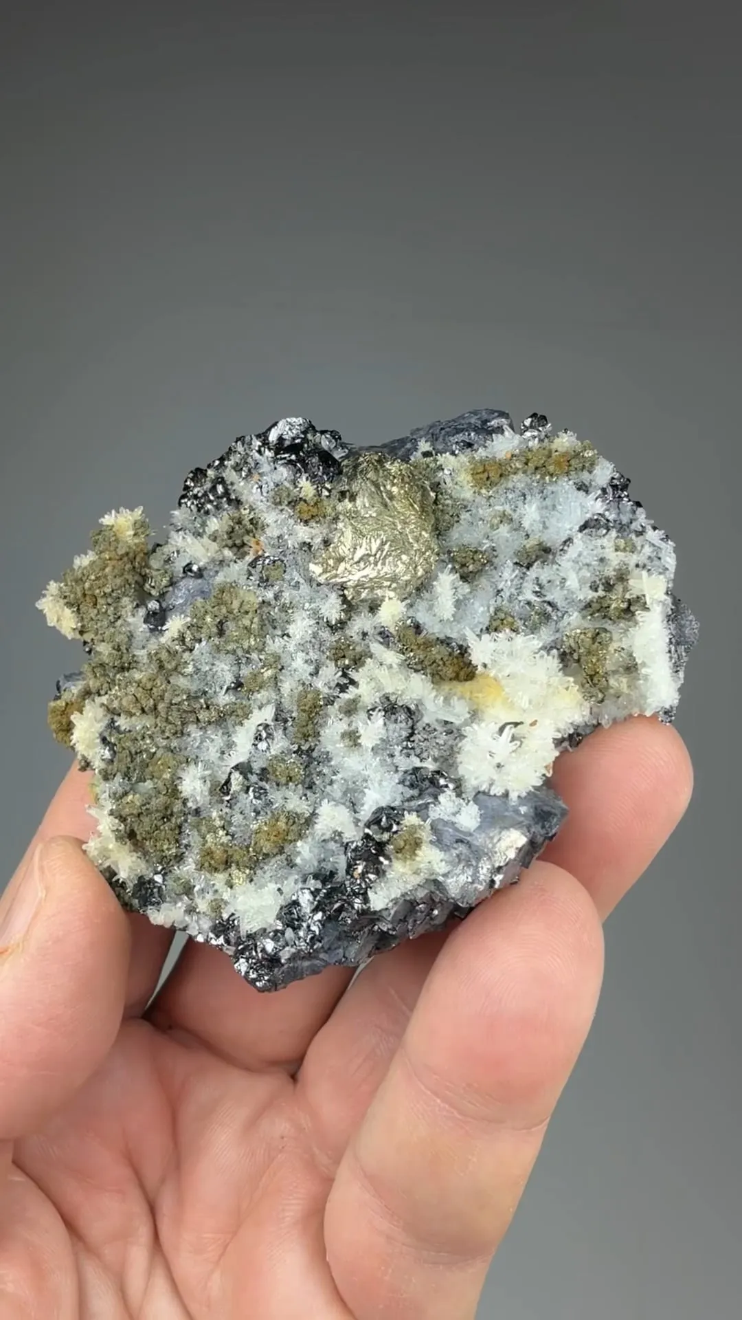 Pyrite with Quartz, Sphalerite - image 2