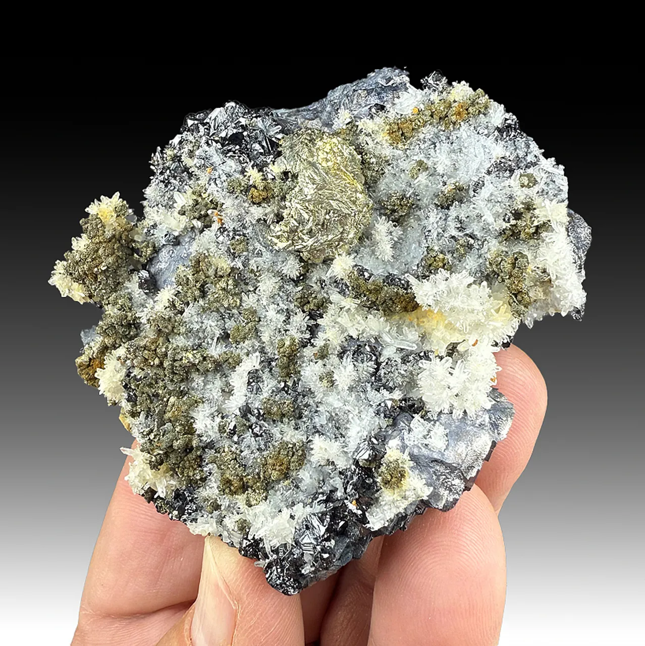 Pyrite with Quartz, Sphalerite - image 1