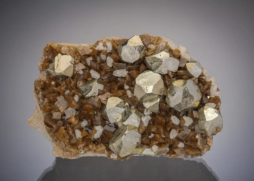 Pyrite with Siderite image