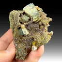 Pyrite with Siderite after Pyrrhotite, Quartz - image 1
