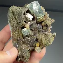 Pyrite with Siderite after Pyrrhotite, Quartz - image 2