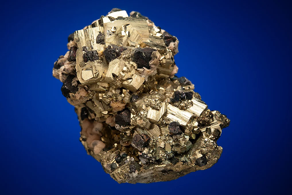 Pyrite with Siderite and Galena - image 5