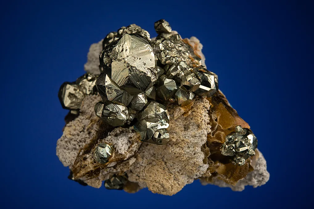 Pyrite with Siderite image