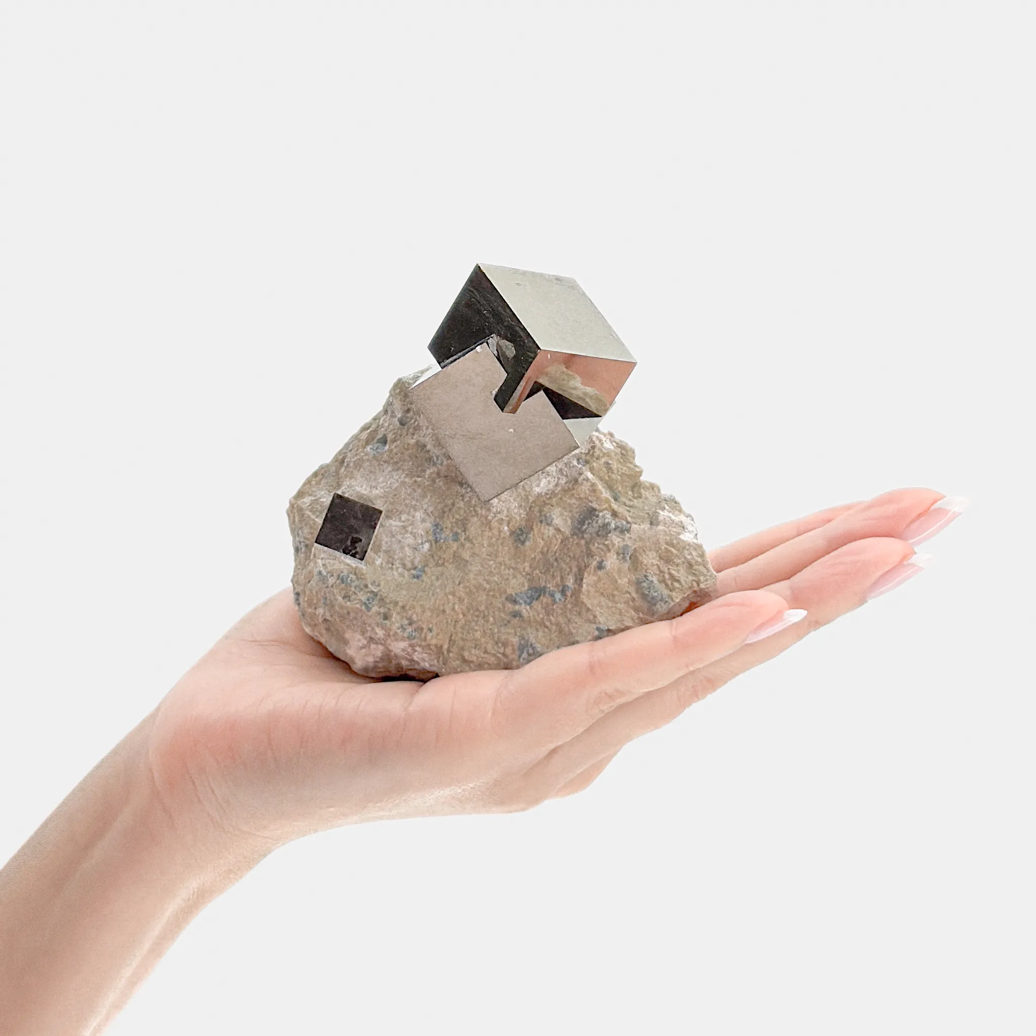 Pyrite with Single Isolated Cube - image 4