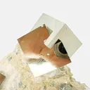 Pyrite with Single Isolated Cube - image 5