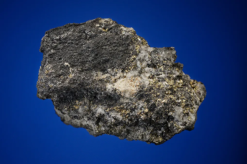 Pyrite with Sphalerite, Gold and Hessite - image 5