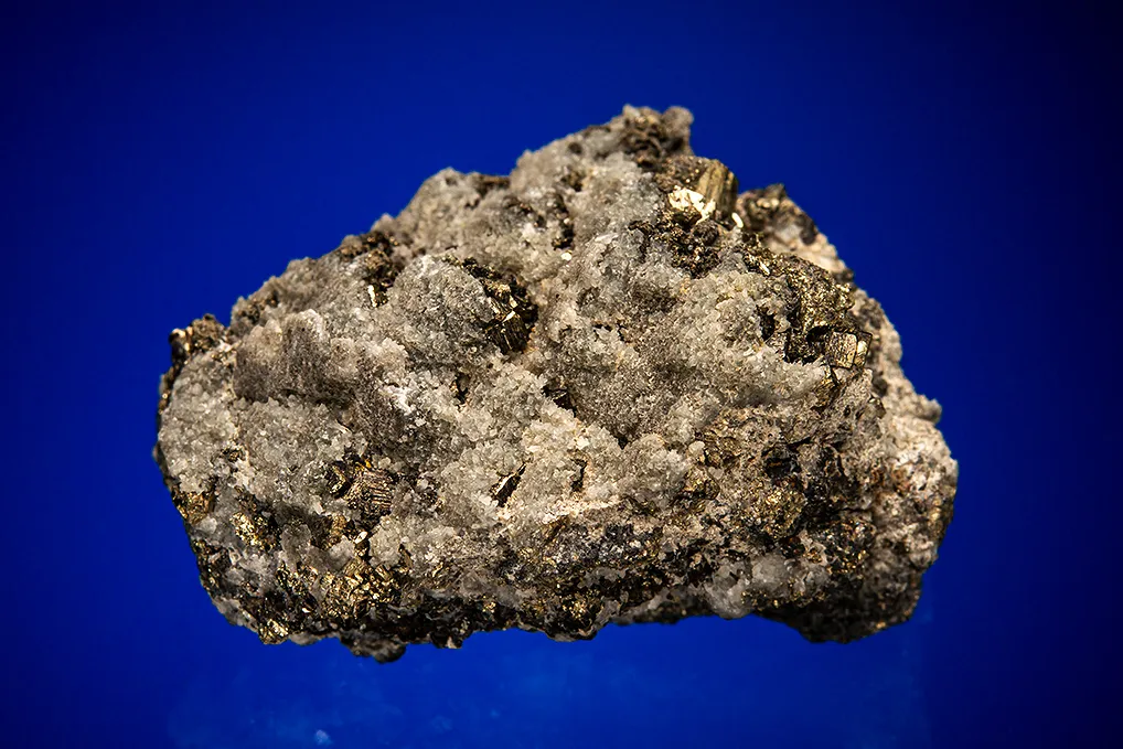 Pyrite with Sphalerite, Gold and Hessite image