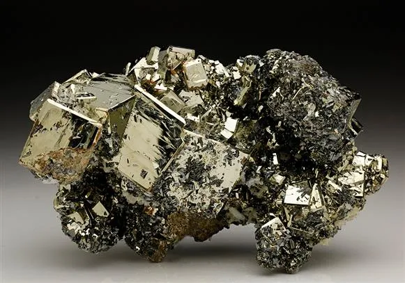 Pyrite with Tetrahedrite - image 1