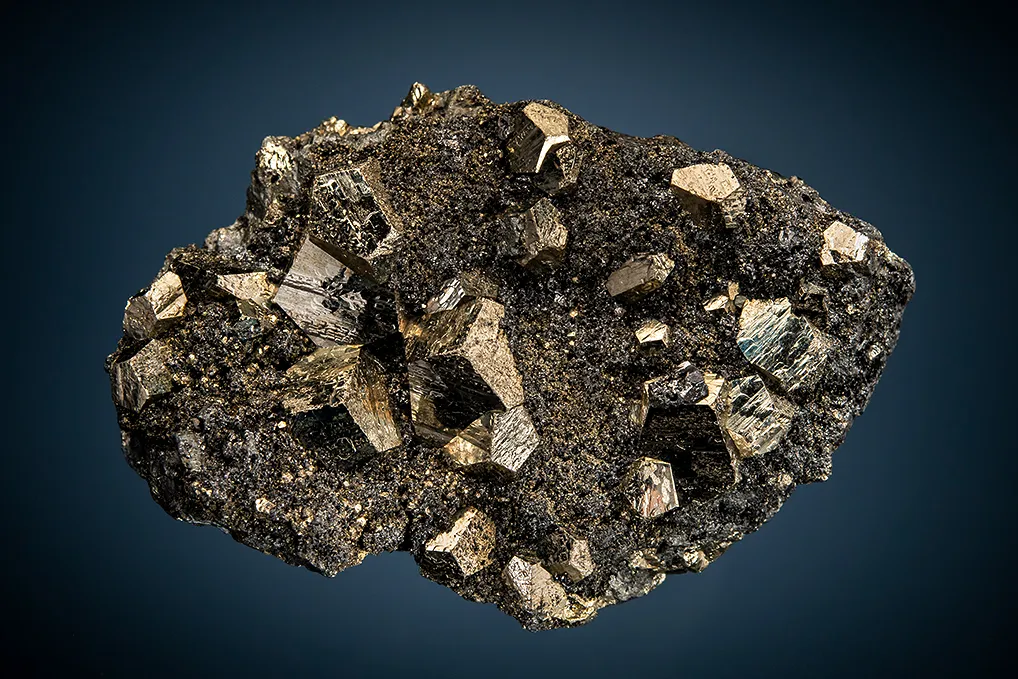 Pyrite with Tetrahedrite image