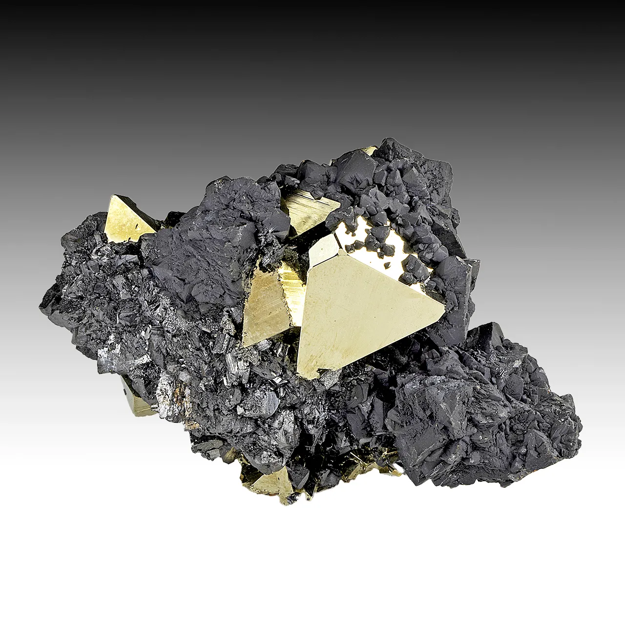 Pyrite with Tetrahedrite - image 1