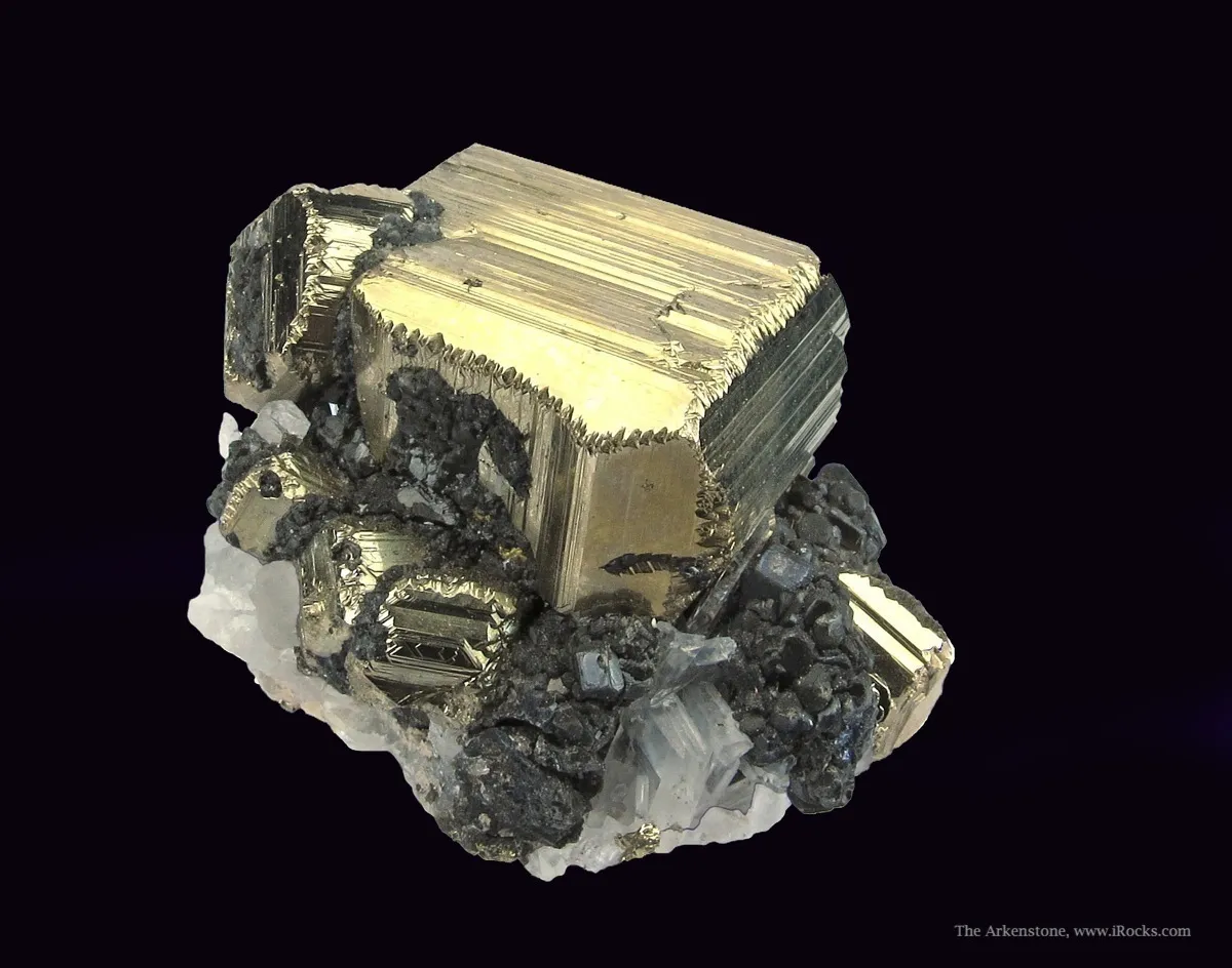 Pyrite With Tetrahedrite - image 3