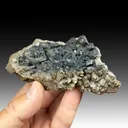 Pyrolusite on Calcite - image 1