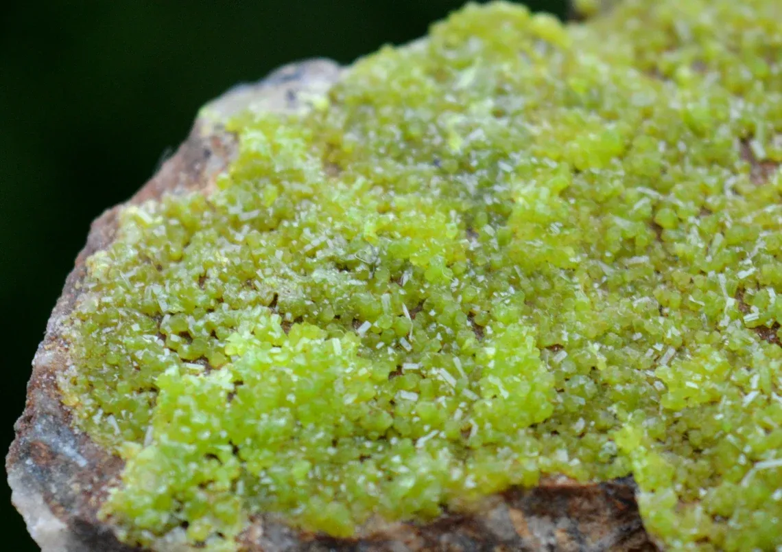 Pyromorphite - 217 grams - M'Fouati District, Bouenza Department, Congo - image 5