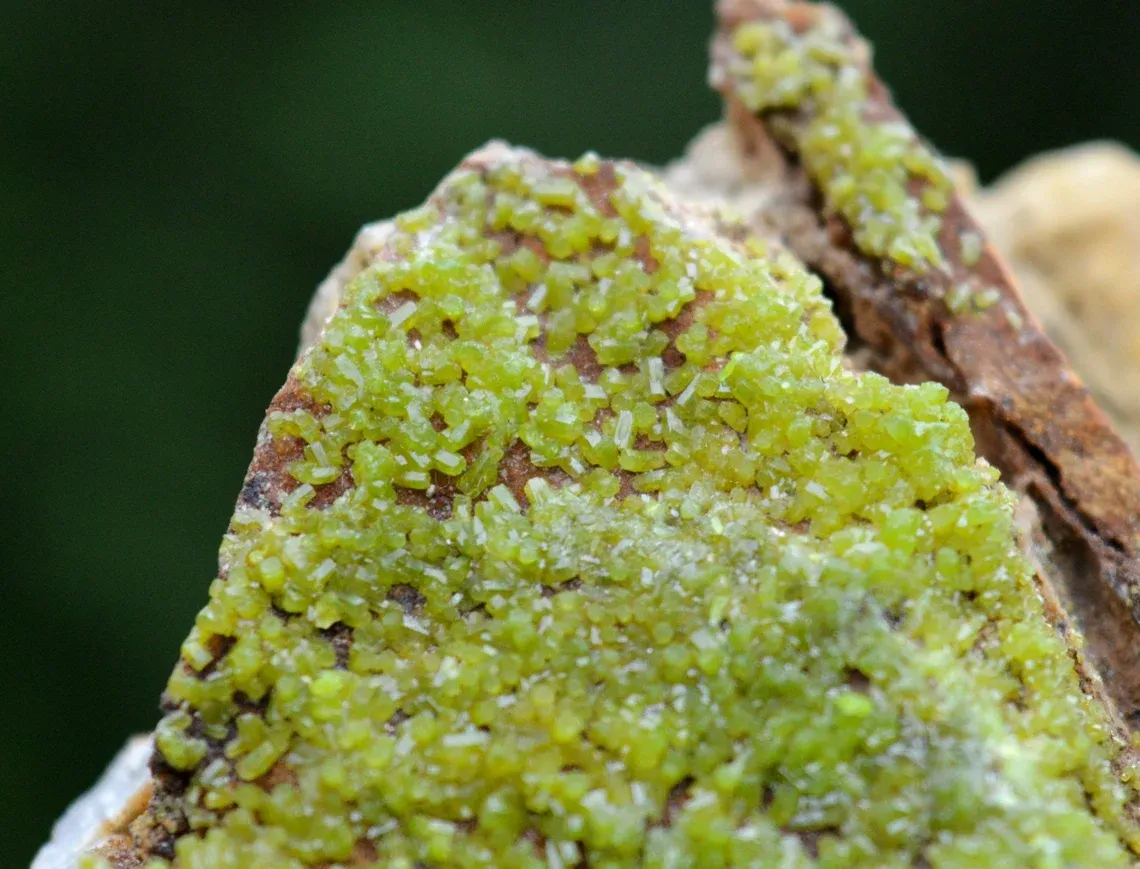 Pyromorphite - 217 grams - M'Fouati District, Bouenza Department, Congo - image 4