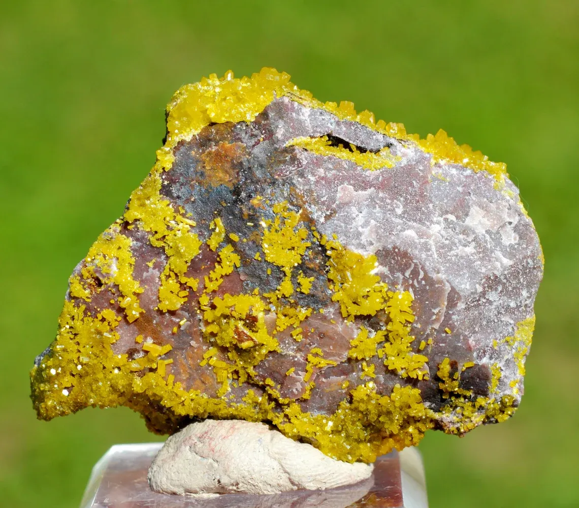 Pyromorphite 75 grams - M'Fouati District, Bouenza Department, Congo - image 2