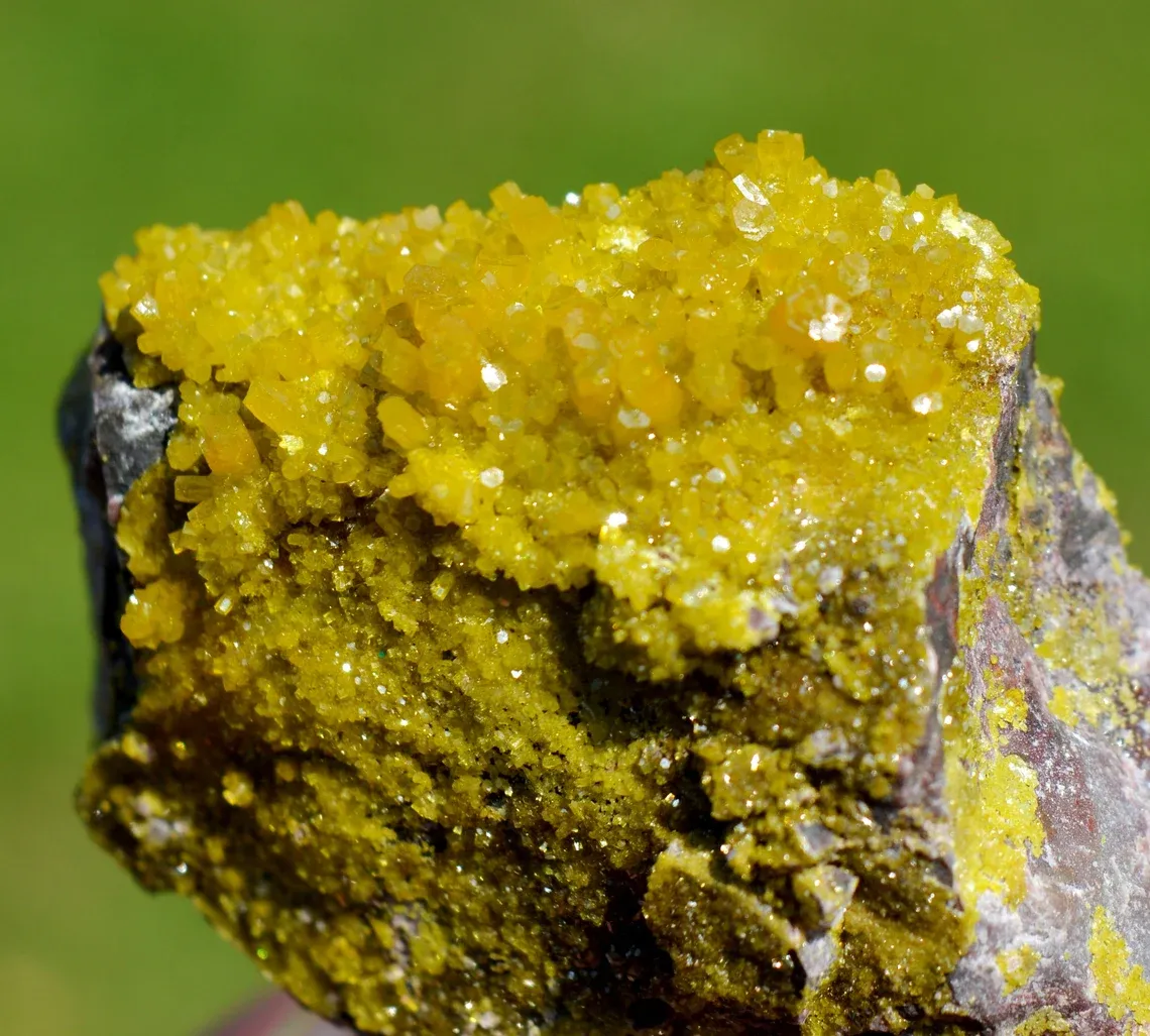 Pyromorphite 75 grams - M'Fouati District, Bouenza Department, Congo - image 4