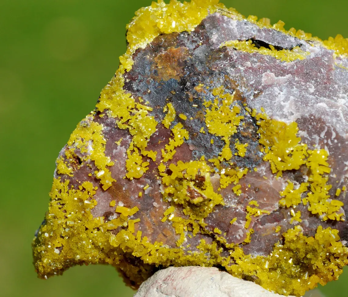Pyromorphite 75 grams - M'Fouati District, Bouenza Department, Congo - image 7