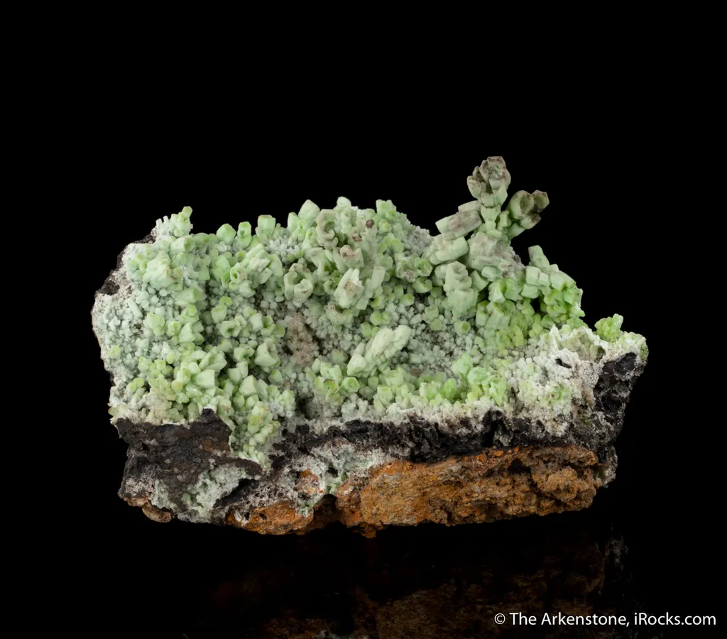 Pyromorphite altering to Cerussite image
