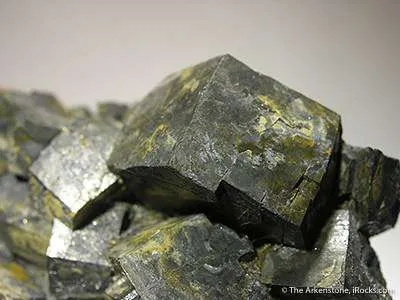 Pyromorphite Altering to Galena, With Secondary Pyromorphite - image 2